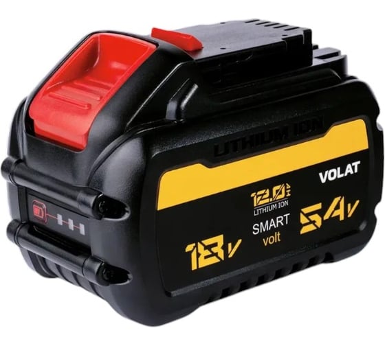 Аккумуляторная батарея VOLAT 18.0V/54.0V 12.0Ah, Li-ion, DEW-DCB606 VT-DCB606-18.0V/54.0V 12 1