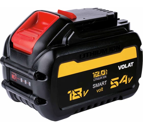 Аккумуляторная батарея VOLAT 18.0V/54.0V 12.0Ah, Li-ion, DEW-DCB606 VT-DCB606-18.0V/54.0V 12 1