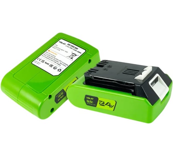 Аккумуляторная батарея VOLAT 24.0V 2.0AH, Li-ion, VT-GRE-24-2 1