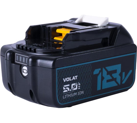Аккумуляторная батарея VOLAT 18.0V 5.0AH (Li-ion) MAK-BL1850LED VT-MAK-BL1850LED-5 1