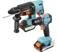 Набор аккумуляторного инструмента Sturm CRH1832BLC+CD1860BL