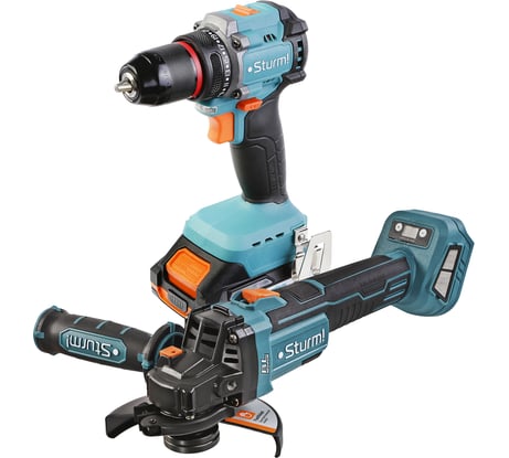 Набор аккумуляторного инструмента Sturm CAG18125E+CD1860BL