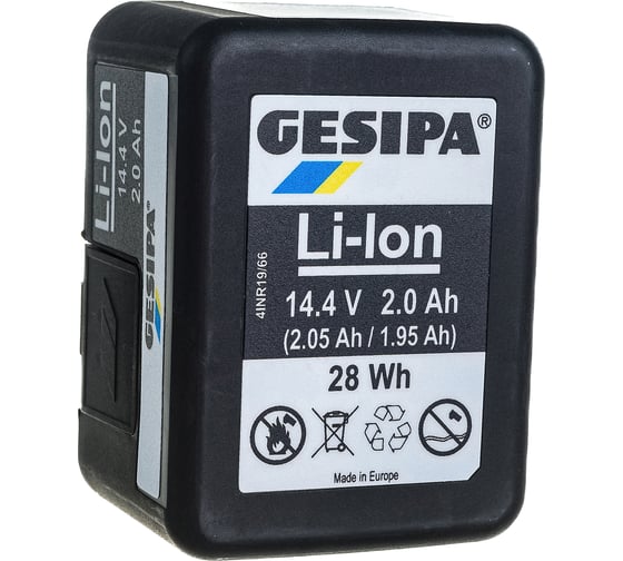 Аккумулятор 14.4В, 2.0Ач Gesipa М00019671 1666440