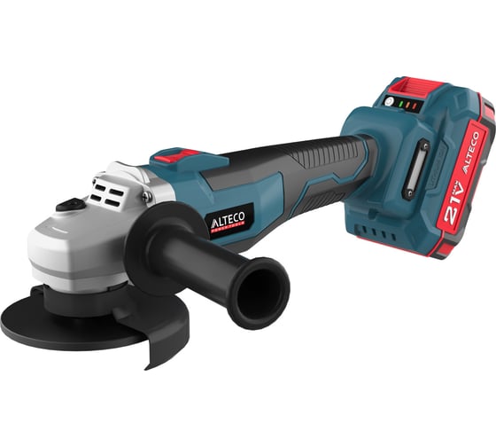 Бесщёточная аккумуляторная угловая шлифмашина ALTECO CAGB 18-125 Li BL 39274 1