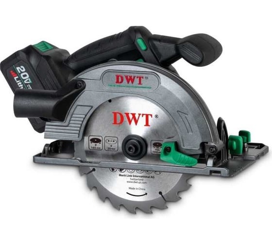 Бесщеточная аккумуляторная дисковая пила DWT AHKP-20-185 DN 1