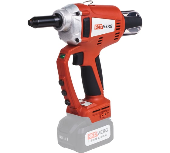 Заклепочник аккумуляторный бесщеточный REDVERG RD-RG18BL/U (без акк, без з/у) 00006685444 1