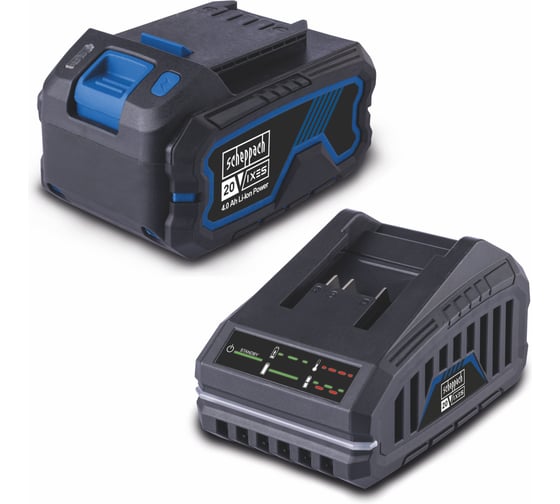 Набор аккумулятор 4 А·ч и зарядное устройство 2,4 А SBSK4.0 Scheppach 7909201721 1