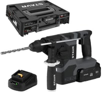 Перфоратор аккумуляторный Ставр SDS-PLUS, BL мотор, 28 мм, 3 режима, AVS, 18 В, 2.8 Дж, 9020300071