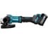 Аккумуляторная угловая шлифмашина Makita 40 В, 230 мм, 6600 об/мин, с 2 АКБ 5 Ач и ЗУ, в кейсе GA038GT201 2