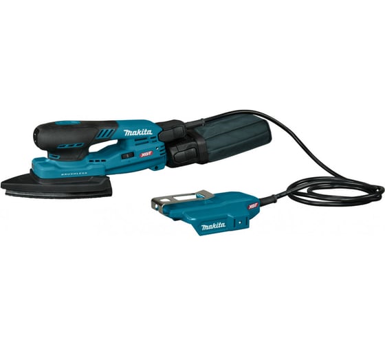 Машина шлифовальная вибрационная Makita с треугольной подошвой 100х150мм и выносным аккумулятором  XGT 40В BL XPT AWS (без АКБ и ЗУ) BO006CGZ 1