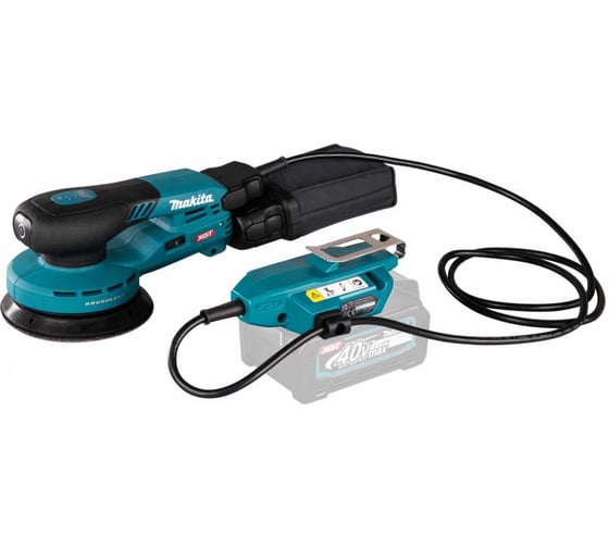 Машина шлифовальная эксцентриковая Makita с выносным аккум. XGT 40В BL XPT AWS 125мм, амплитуда 5мм (без АКБ и ЗУ) BO001CGZ 1