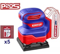 Аккумуляторная шлифовальная машина emtop ELSHS2014