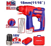 Аккумуляторный перфоратор emtop ELRH16168