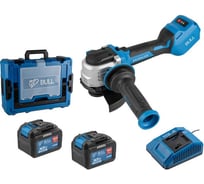 Аккуммуляторная углошлифмашина BULL CSG 1812-1 SR Xcase XLTpro 2x6 Ач БЕСЩЕТ, 125 мм, рег. об., 10 000 об/мин 1333998 ЦЗ-1193769920