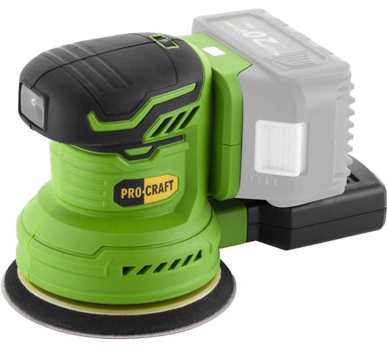 Шлифмашина эксцентриковая аккумуляторная PROCRAFT PX20BL  20В 125мм 6000-13000 об/мин (Без АКБ и ЗУ) PX20BL-BB 1