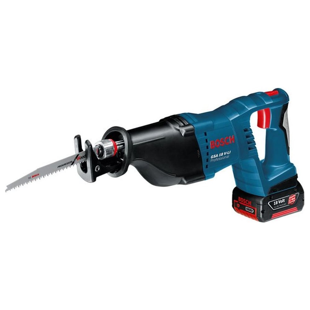 Аккумуляторная сабельная пила Bosch GSA 18 V-LI 0.601.64J.000 ...
