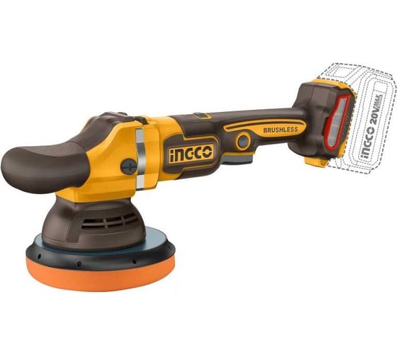 Аккумуляторная угловая полировальная машина INGCO 150 мм, 20В б/щ INDUSTRIAL APLI2015 1