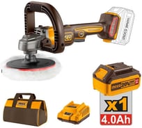 Аккумуляторная угловая полировальная машина INGCO 20В б/щ INDUSTRIAL APLI2018