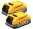 Аккумуляторный набор DEWALT DCK2050E2T, 18 В: дрель-шуруповерт DCD805 + шуруповерт DCF850, с 2 АКБ 1.7 Ач и ЗУ, в кейсе TSTAK DCK2050E2T-QW 6
