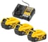 Аккумуляторный набор DEWALT DCK690P3T: дрель + шуруповерт + перфоратор + пила + лобзик + фонарь, с 3 АКБ 5 Ач и ЗУ, в 2 кейсах DCK690P3T-QW 8