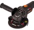 Угловая шлифмашина бесщёточная аккумуляторная WORX 125мм, 20В, 4Ач х1, ЗУ 2А WX814 4