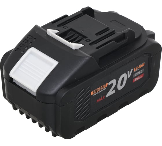 Батарея аккумуляторная PROCRAFT BAT20/8  Li-Ion 20В 8Ач, type-c BAT20/8C