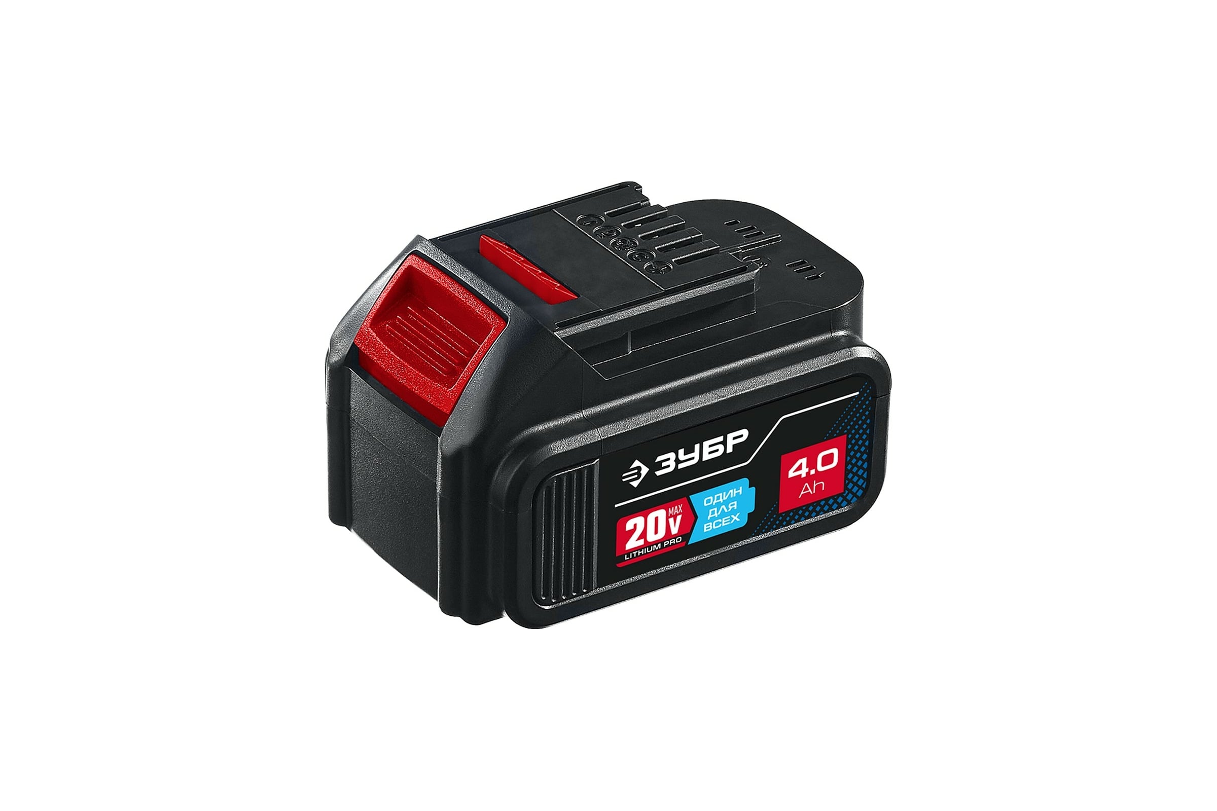 АккумуляторнаябатареяЗУБРПрофессионал20В,Li-Ion,4Ач,типT7ST7-20-4