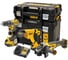 Аккумуляторный набор DEWALT DCK327P2T, 18В? дрель DCD791 + перфоратор DCH263 + УШМ DCG405, с 2 АКБ 5 Ач и ЗУ, в 2 кейсах TSTAK DCK327P2T-QW 1