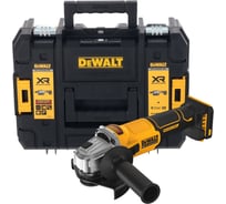 Аккумуляторная угловая шлифмашина DEWALT DCG407NT, 18В, 125мм, 9000 об/мин, без АКБ и ЗУ, в кейсе TSTAK DCG407NT-XJ