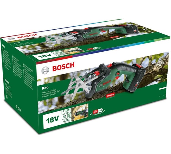 Садовая сабельная пила Bosch KEO 18 LI 0600861A00
