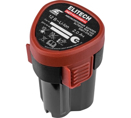 Батарея аккумуляторная Elitech RCB 1220 (12В, 2Ач) HD 205859