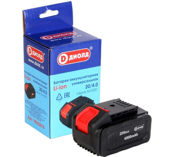 Батарея аккумуляторная универсальная ДИОЛД 20/4.0, серия ЛИ-02С (семейка_1) 90022018 1