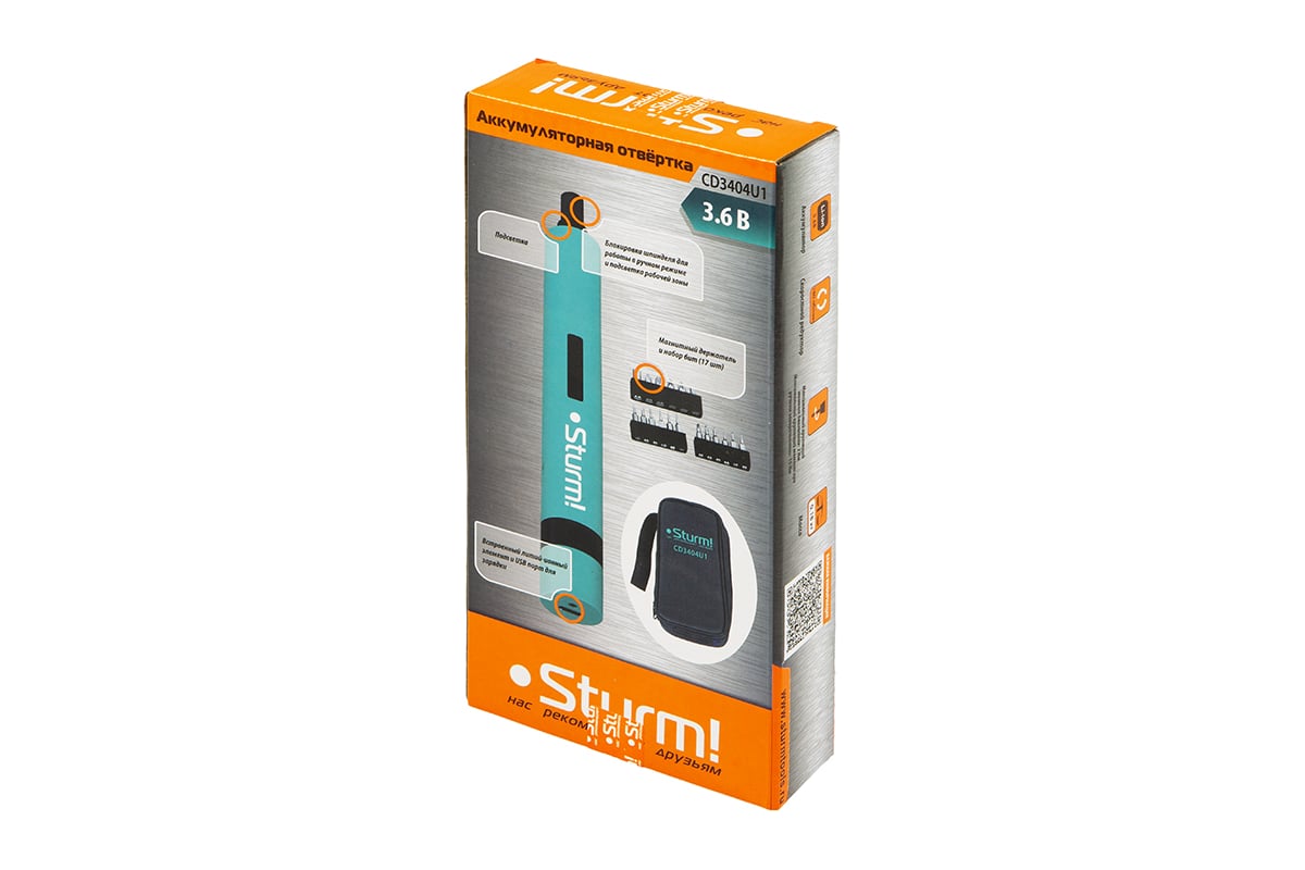 Аккумуляторная отвертка Sturm CD3404U1 - выгодная цена, отзывы ...