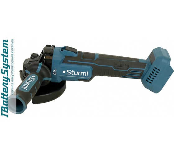 Аккумуляторная углошлифовальная машина Sturm CAG1812BL