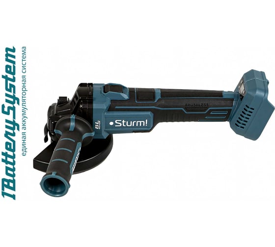 Аккумуляторная углошлифовальная машина Sturm CAG1812BLE