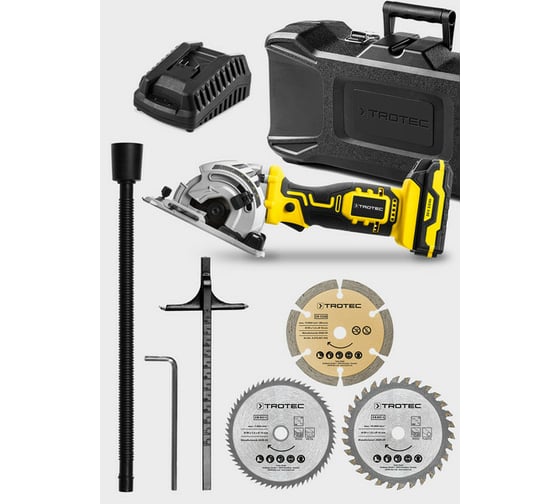 Аккумуляторная мини-циркулярная пила TROTEC PCSS 05-20V 4430000105