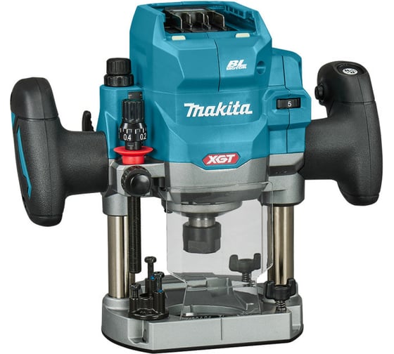 Фрезер погружной аккумуляторный Makita XGT 40V BL AWS XPT, 12мм, гл. погр. 0-60мм, 8000-25 000 об/мин, пл. пуск RP001GZ 1