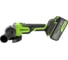 Угловая шлифовальная машина аккумуляторная GreenWorks AG590, 24V, б/щет, 125 мм, 8500 об/мин, Anti-Kickback,1х4Ач, ЗУ, коробка 3201007VUB 8