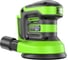 Эксцентриковая шлифмашина аккумуляторная GreenWorks OS325, 24V, 125 мм, 5000-8000-11000 об/мин, амплитуда 2.4 мм, 1х2Ач, ЗУ, кор 3100907VUA 5