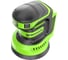 Эксцентриковая шлифмашина аккумуляторная GreenWorks OS325, 24V, 125 мм, 5000-8000-11000 об/мин, амплитуда 2.4 мм, 1х2Ач, ЗУ, кор 3100907VUA 7