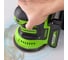 Эксцентриковая шлифмашина аккумуляторная GreenWorks OS325, 24V, 125 мм, 5000-8000-11000 об/мин, амплитуда 2.4 мм, 1х2Ач, ЗУ, кор 3100907VUA 8