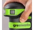 Эксцентриковая шлифмашина аккумуляторная GreenWorks OS325, 24V, 125 мм, 5000-8000-11000 об/мин, амплитуда 2.4 мм, 1х2Ач, ЗУ, кор 3100907VUA 10