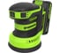 Эксцентриковая шлифмашина аккумуляторная GreenWorks OS325, 24V, 125 мм, 5000-8000-11000 об/мин, амплитуда 2.4 мм, 1х2Ач, ЗУ, кор 3100907VUA 14