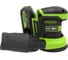 Эксцентриковая шлифмашина аккумуляторная GreenWorks OS325, 24V, 125 мм, 5000-8000-11000 об/мин, амплитуда 2.4 мм, 1х2Ач, ЗУ, кор 3100907VUA 19