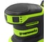 Эксцентриковая шлифмашина аккумуляторная GreenWorks OS325, 24V, 125 мм, 5000-8000-11000 об/мин, амплитуда 2.4 мм, 1х2Ач, ЗУ, кор 3100907VUA 25