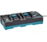 Зарядное устройство Makita DC40RB быстрое двухпортовое XGT 40В 191N10-3 4