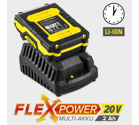 Аккумуляторная эксцентриковая полировальная машина TROTEC PPOS 10-20 V 4450000101