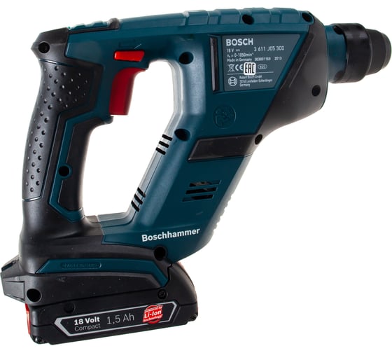 Аккумуляторный перфоратор Bosch GBH 18 V-LI Compact 0.611.905.302 1