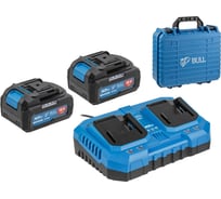 Набор BULL 2х4 А*ч аккумулятор и зарядное устройство 2х4 А XLTpro в чемодане SET 2329062