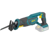 Пила сабельная аккумуляторная FIT 20 В, 0-3000 ход/мин, 26 мм, рез. накл., коробка 79918